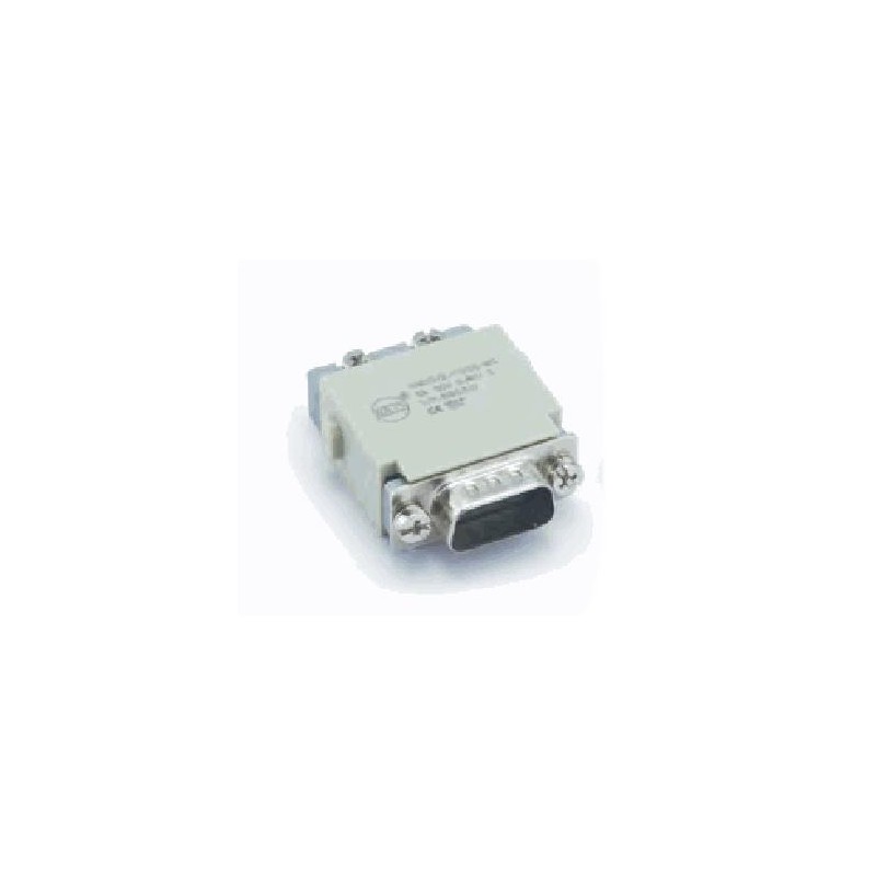 Insert HM modulaire, Raccordement à Sertir, femelle, 9 pin, 5A, Polycarbonate 
